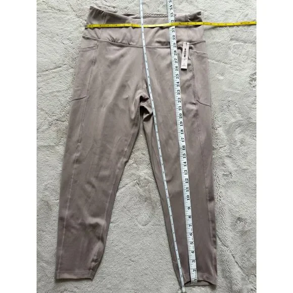 NWT Victoria's Secret Sport Essential 7/8 Leggings Taupe Stone Size L - Picture 6 of 7